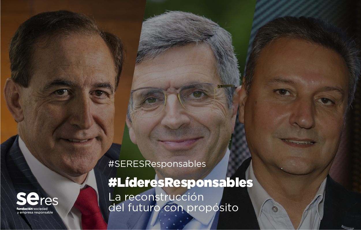 Antonio Huertas y Jesús Alonso ponen de manifiesto la importancia del dividendo social y la colaboración para la reconstrucción en #LíderesResponsables, moderado por Francisco Román