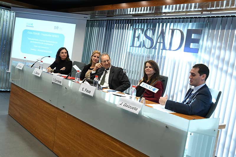 Ciclo de conferencias ESADE – Fundación SERES: ‘Voluntariado, nuevas tendencias en participación de empleados’